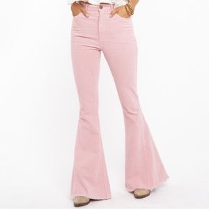 Show Me Your Mumu Berkeley Bells Dusty Pink Corduroy Size 26